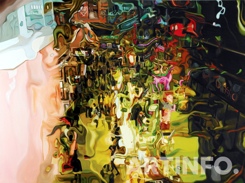 혜자,'Passage'. 130x97cm, oil on canvas. 2010.