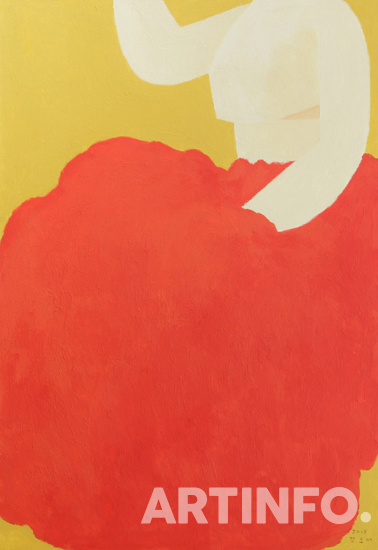 강요배, ‘자청비’.  Acrylic on canvas, 162x112cm, 2012.(사진=학고재갤러리)