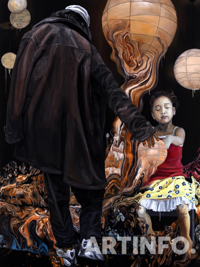 박은하, '침입자'. 187x137cm, Oil on canvas, 2010.(사진=가나아트)