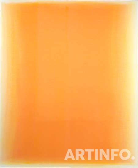 김택상, 'Breathing light-persimmon'. Water acrylic on canvas, 193x161cm, 2017.(사진=리안갤러리)