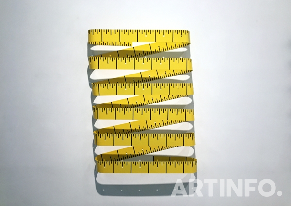 김승주, 'Line'. Aluminium, powder coating, aluminum sheet, 120x90x15cm,2018.(사진=리안갤러리)