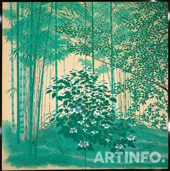 오치 쇼칸(大智勝觀, 1882~1958)의 '녹음(綠陰)'.(사진=국립중앙박물관)