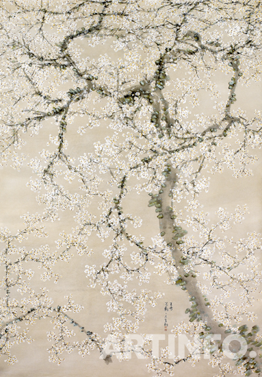 허달재,'백매'.144x208cm,2011.