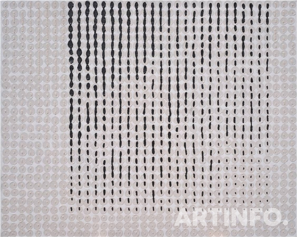 권순익, '무아-신기루 (13-01)'. 90.9x72.7cm,Mixed media on canvas,2013.