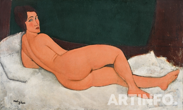 모딜리아니(Modigliani), 'Nu couche'.(사진=SOTHEBY'S)