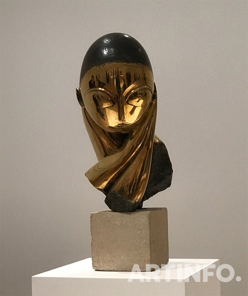 뉴욕 모마(MoMA)에 전시된 콘스탄틴 브랑쿠시(Constantin Brancusi, 1876-1957)’의 ‘포가니 양(MIIe Pogani, 1913)'.(사진=나하나)