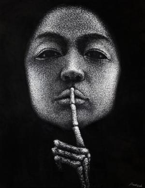 ‘우리 사회에 지워야 할 것’에 초점, 송인 ‘강제된 침묵’展